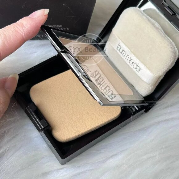 New Laura Mercier Foundation Powder with Puff & Sponge~2N1 No2~Full size~Rare - Picture 4 of 6
